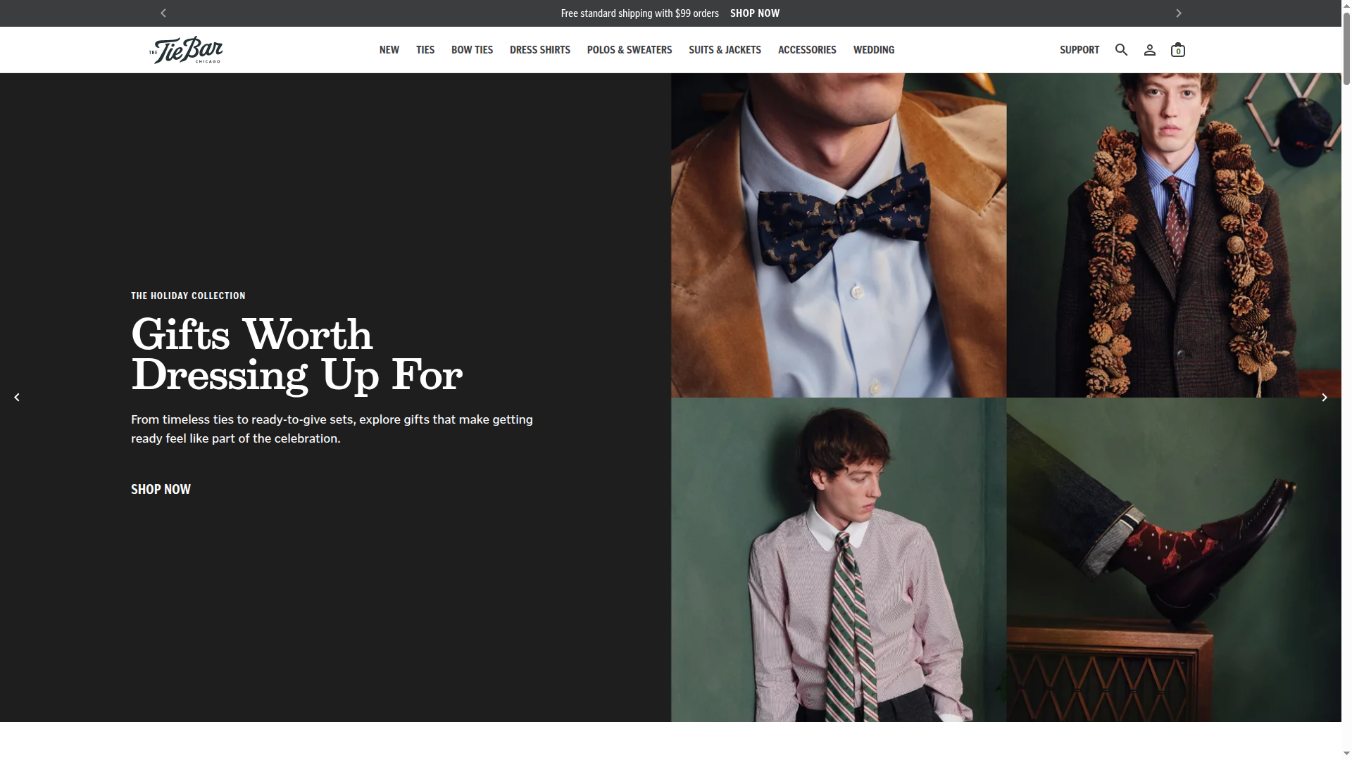 thetiebar.com website