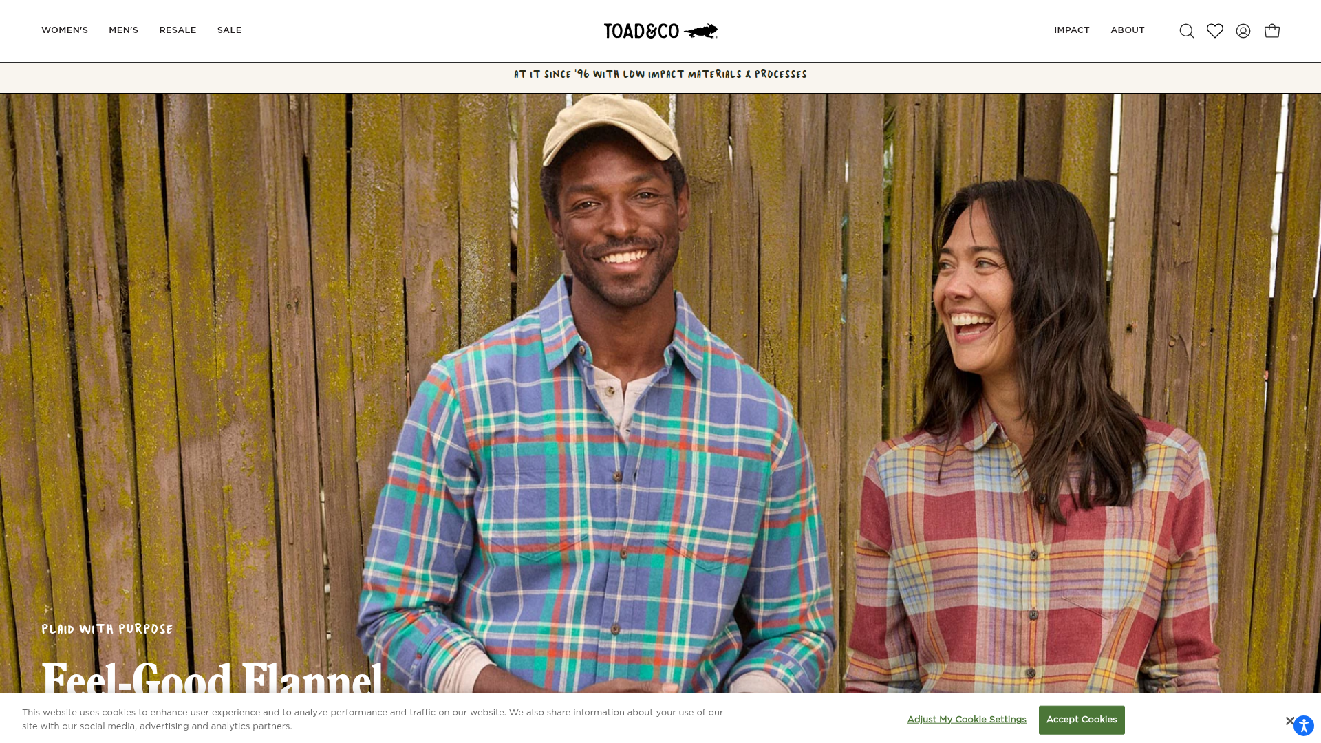 Toad&Co website