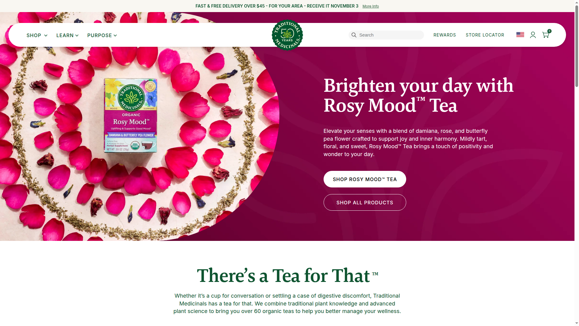 Traditional Medicinals website