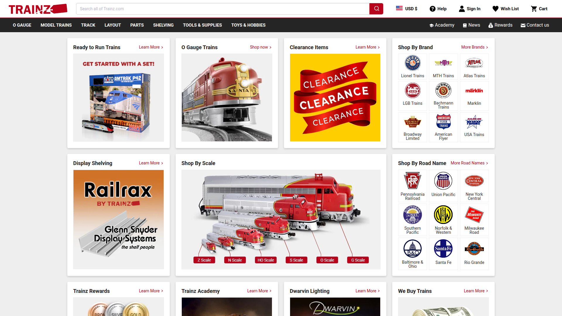 Trainz.com website