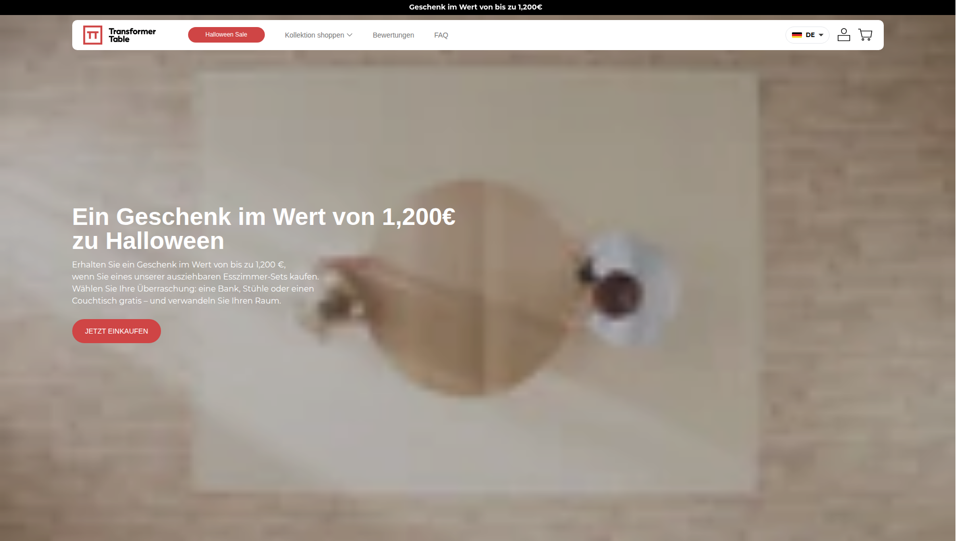 Transformer Table website