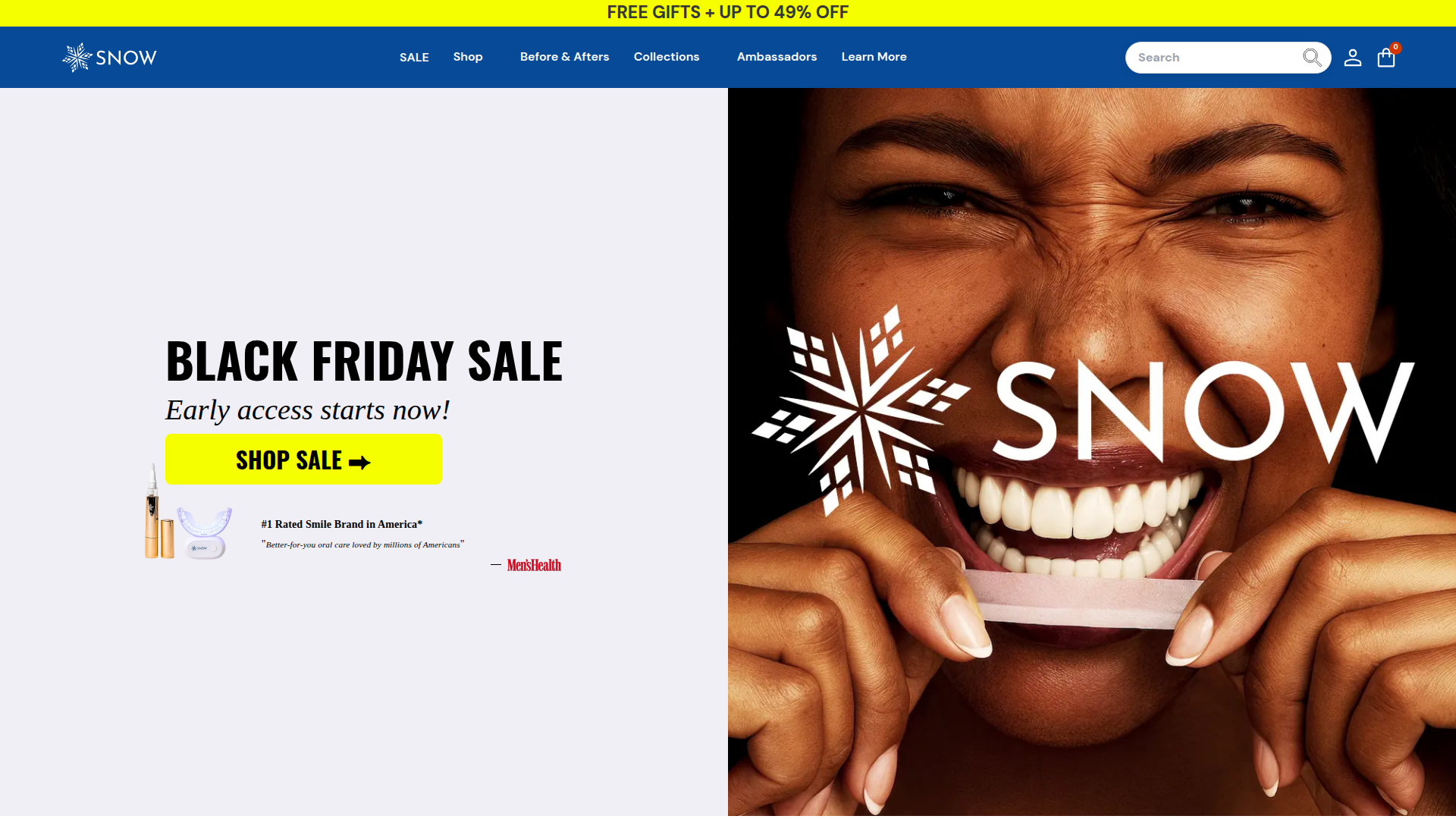 Snow website