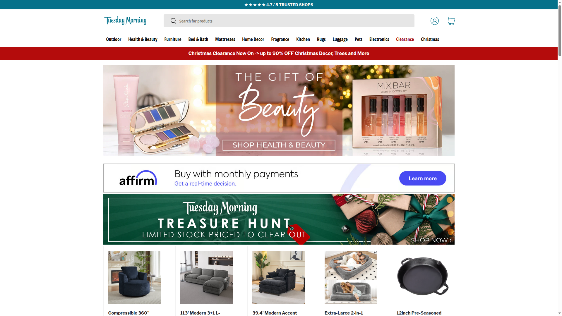 Tuesday Morning website