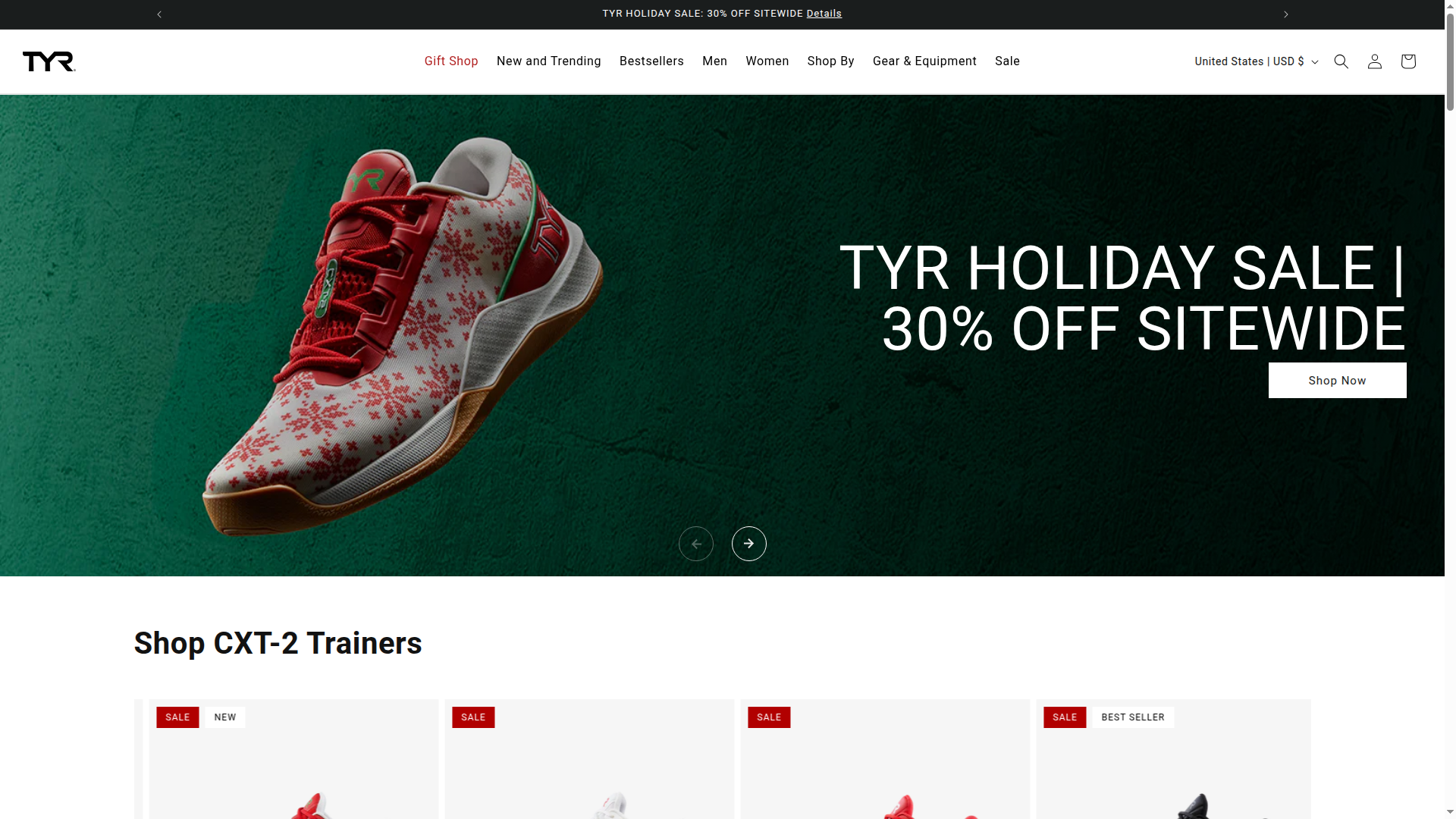 TYR website