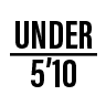 Under 5'10 logo
