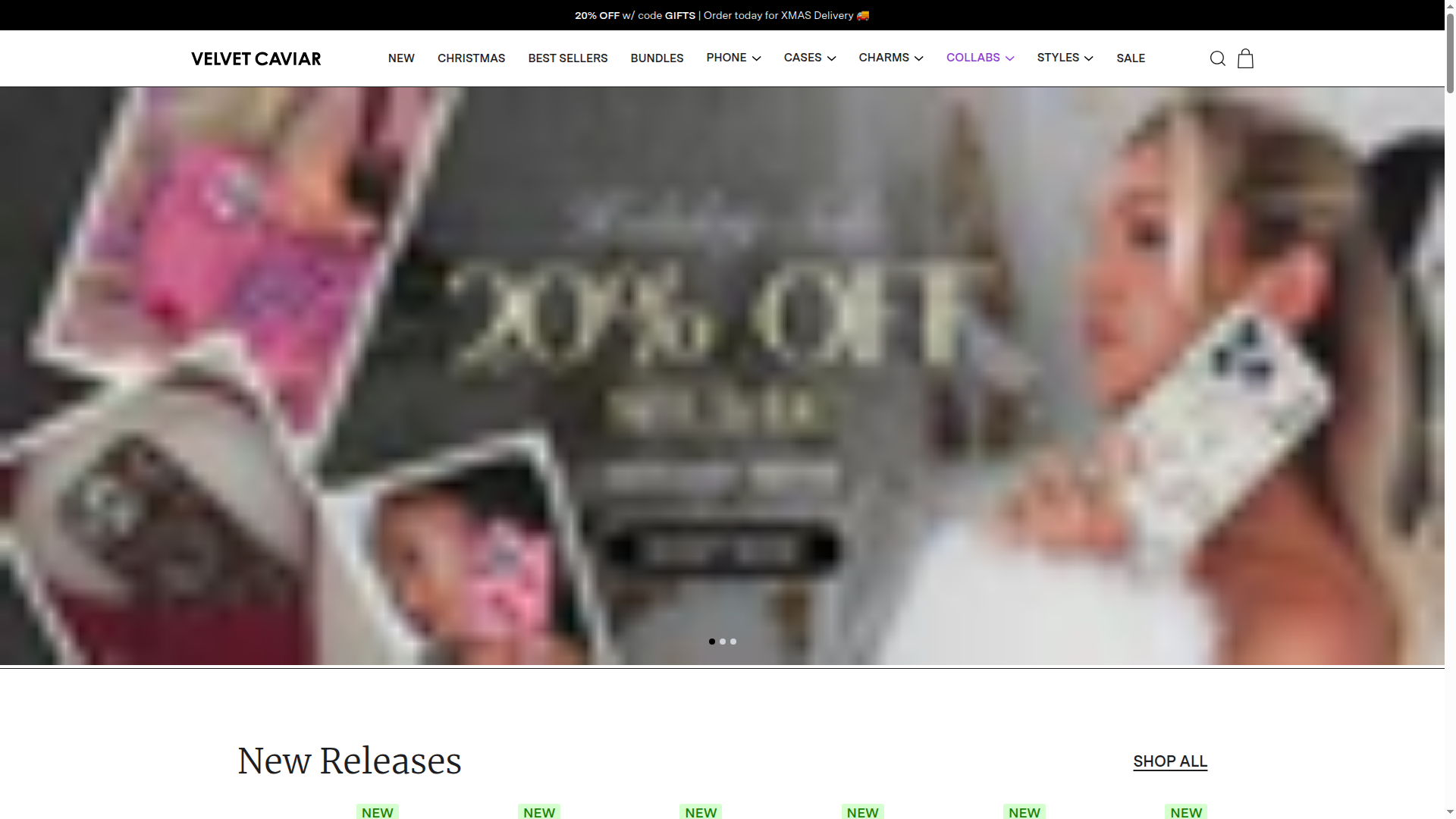 Velvet Caviar website