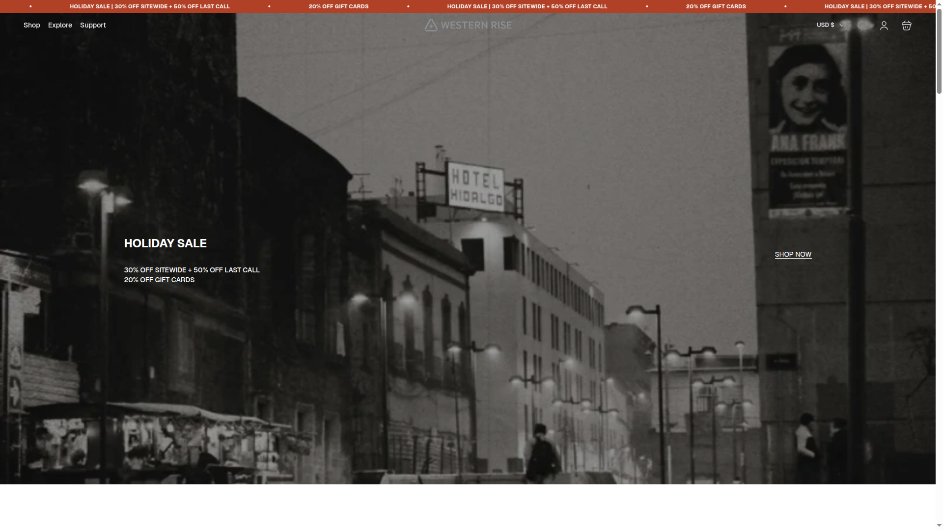 Western Rise website