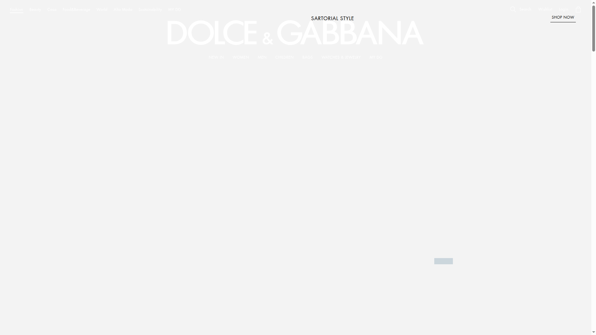 Dolce & Gabbana website